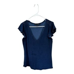 White House Black Market Deep Blue Blouse